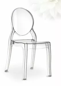 Silla Ghost de alta calidad Elizabeth ¡calidad plexiglás transparente! - Imagen 1 de 8
