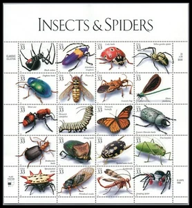 US Scott 3351 Insekten und Spinnen Blatt od 20 neuwertig neuwertig neuwertig - Bild 1 von 1