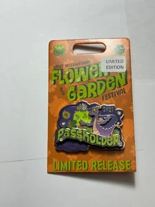 Figura 2021 Epcot Flower and Garden Festival Disney Password LR Spilla - Foto 1 di 3