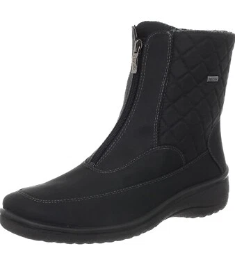 Botas Ara Gore Tex Talla 6.5 Maeko Negras Frontal Cremallera Tela Suela Sintética Foto 1 de 4