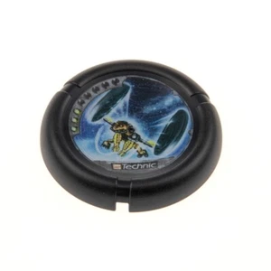 1X Lego Technic Slide Disk Jet Slizer Judge Black Robot Throw 32171PB032 - Picture 1 of 1