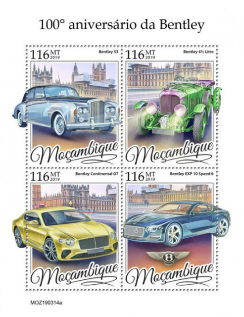 Mozambique Stamp 1850 - Futuristic cars