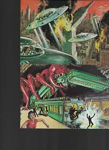 ATTACCHI DI MARTE SET PROMO 4 CARD 1984 RISTAMPA GELASSO - Foto 1 di 2
