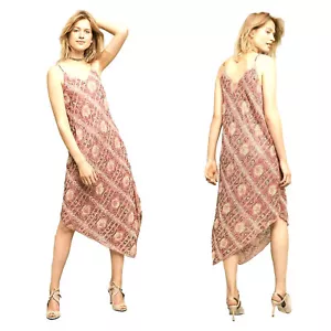 Anthropologie Floreat Lilou dress embroidered size 4 fit 6 pink wedding nwt $458 - Picture 1 of 6