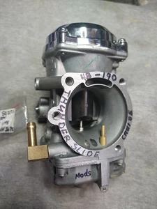 Harley CV Carb Easy screw chrome top Twin Cam with Cruise Thunder slide 48/190 - Picture 1 of 12