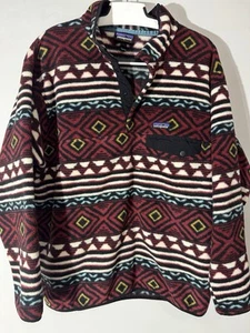 Mens Patagonia Synchilla Fleece, Southwestern Geometric Pattern, Size Large - Picture 1 of 5