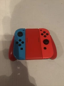OEM Nintendo Switch Neon Red And Blue Joy-Con Controller Left Right Pair, Tested - Picture 1 of 4