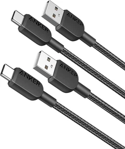 Anker USB A auf USB C Kabel, Ladekabel (2er Pack, 3 Fuß), für iPhone 17 Serie, Sam - Bild 1 von 12