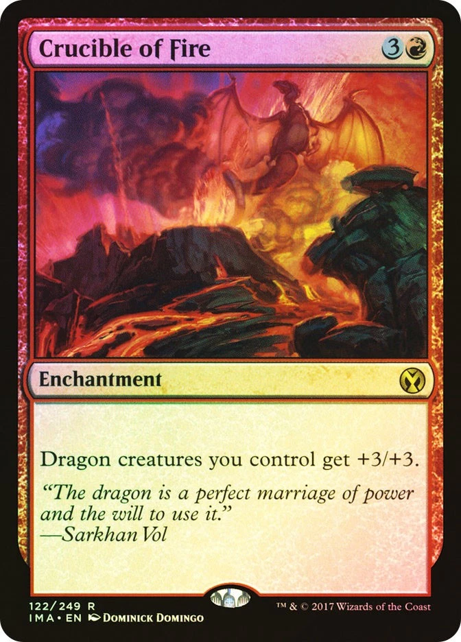 MTG FOIL Crucible of Fire  - Iconic Masters #122 - Image 1 of 1