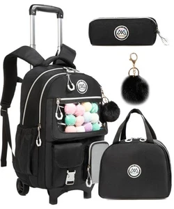 Rolling Backpack for Girls Kids Backpack with Wheels Backpacks for Elementary... - Picture 1 of 5