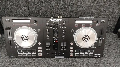 NUMARK SERATO DJ mixer, main unit only, signs of use, dirty - Image 1 of 4