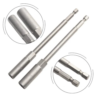 Hex Socket Nut Driver Set Socket Adapter for DIY Carpentry (150mm Length) - Image 1 of 4