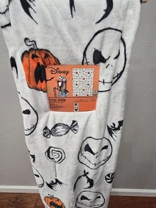 Disney Nightmare Before Christmas Jack Skellington Throw Blanket NWT 2025 60in90 - Picture 1 of 10