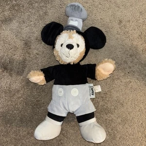 Disney World Duffy Bear as Mickey Mouse Steamboat Willie Plush - Picture 1 of 1