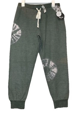 Pantalones Jolie & Joy Tobillo Jogger Talla M Polvoriento Verde Oliva Tie Dye Ribete Boho Nuevos con Etiquetas Foto 1 de 4