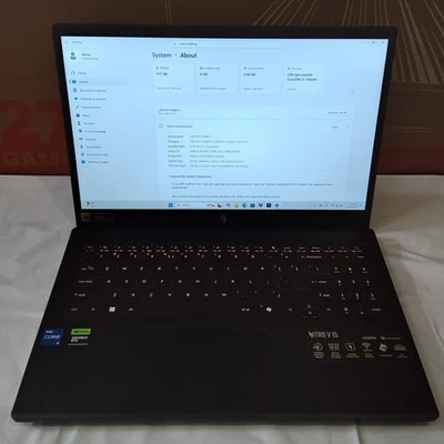 Acer Nitro V 15 игровой ПК Intel i5 13-го поколения, 8GB/512GB, NVIDIA RTX 4050, WRANTY - Изображение 1 из 4