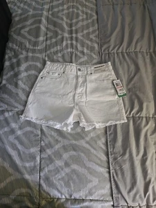 American Rag hoch geschnittene weiße Shorts Größe 7 Jugendliche C1 - Bild 1 von 4