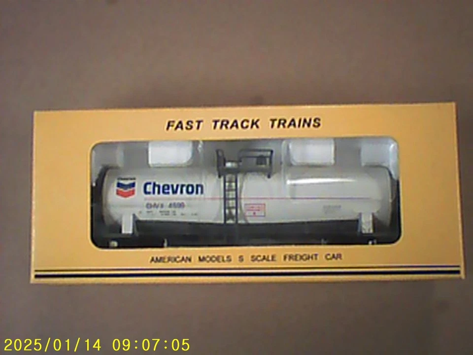 American Models S Scale Chevron Tank Car # 4599 1999 TCA Convention - Image 1 of 2