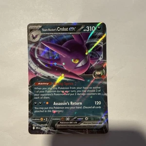 Team Rocket's Crobat ex 122/182 Sv10: Destined Rivals Holo - Picture 1 of 2