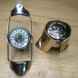 Tapón de botella de champán vintage Taittinger & Hanns Kornell hecho en Francia - Imagen 1 de 24