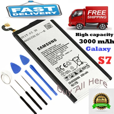 Nueva Batería 3000 mAh Original Original Original Samsung Galaxy S7 SM-G930 EB-BG930ABE Foto 1 de 4