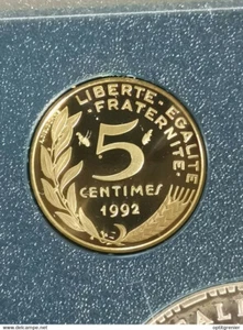 5 CENTIMES MARIANNE 1992 BE / FRANCE - Picture 1 of 2