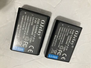 Ojejay Power Battery for Canon LP-E10 (2-Pack) - Picture 1 of 1