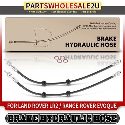2x Mangueira hidráulica de freio traseiro para Land Rover Range Rover Evoque 2012-2015 L4 2.0L - Imagem 1 de 4