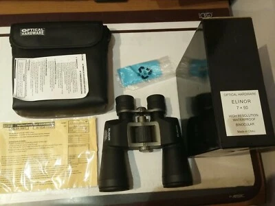 Optical Hardware Elinor 7 x 50 high resolution waterproof binoculars - Image 1 of 4