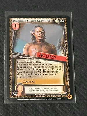 Buffy the Vampire Slayer CCG Rare Demon in Sheep's Clothing - Image 1 of 2