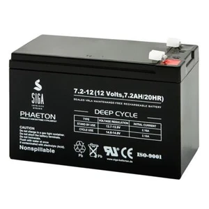 Batterie 7,2 Ah 12 V AGM Plomb Gel Batterie Onduleur Onduleur Systèmes MODÉLISME 7 Ah 12 volts - Photo 1/5