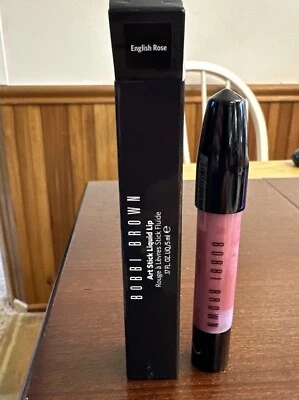 Bobbi Brown Art Stick жидкая губная помада АНГЛИЙСКАЯ РОЗА палочка 0,17 жидкой унции ПОЛНЫЙ РАЗМЕР НОВАЯ В КОРОБКЕ - Изображение 1 из 4