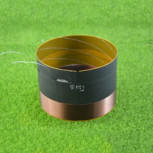 1 pz bobina vocale basso scheletro in fibra alta 125,2 mm 8 Ω 8 ohm filo rotondo tempia alta - Foto 1 di 2