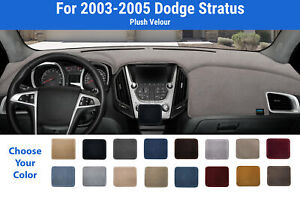 Dashboard Dash Mat Cover for 2003-2005 Dodge Stratus (Plush Velour)