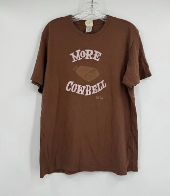 Camiseta Paul Frank More Cowbell Para Hombres Marrón Gráfico Talla XL SNL Skit Will Ferrell Foto 1 de 4