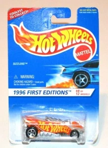 Hot Wheels First Editions Sizzlers 369 8/12 Turbo Flames New - Picture 1 of 2