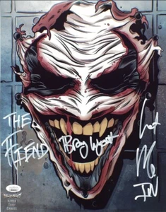 Póster autografiado por JSA - The Fiend Bray Wyatt Rebirth - 11x14 - firmado a mano - Imagen 1 de 1