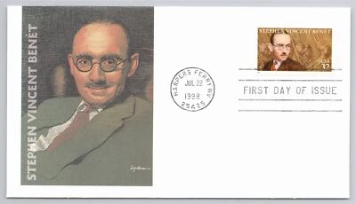 First Day Cover Scott's #3221 Stephen Vincent Benet Harpers Ferry 1998 - Image 1 of 2