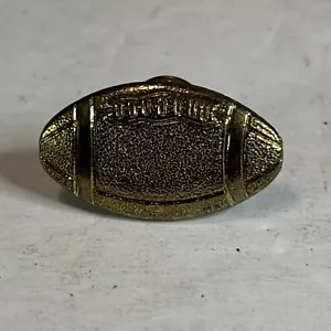 Vintage High School Varsity Football Letter Lapel Pin Gold Color T132 - Picture 1 of 5