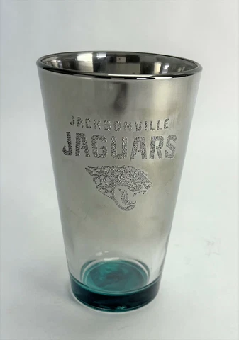 NFL Jacksonville Jaguars Crystal Glacier Highball Glass - New Cover