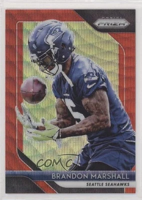 2018 Panini Prizm Red Wave Prizm /149 Brandon Marshall #23 - Image 1 of 2