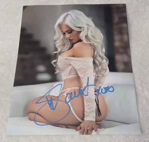 Foto autógrafa firmada por Scarlett Bordeaux 8x10 lucha libre profesional WWE autografiada  - Imagen 1 de 5