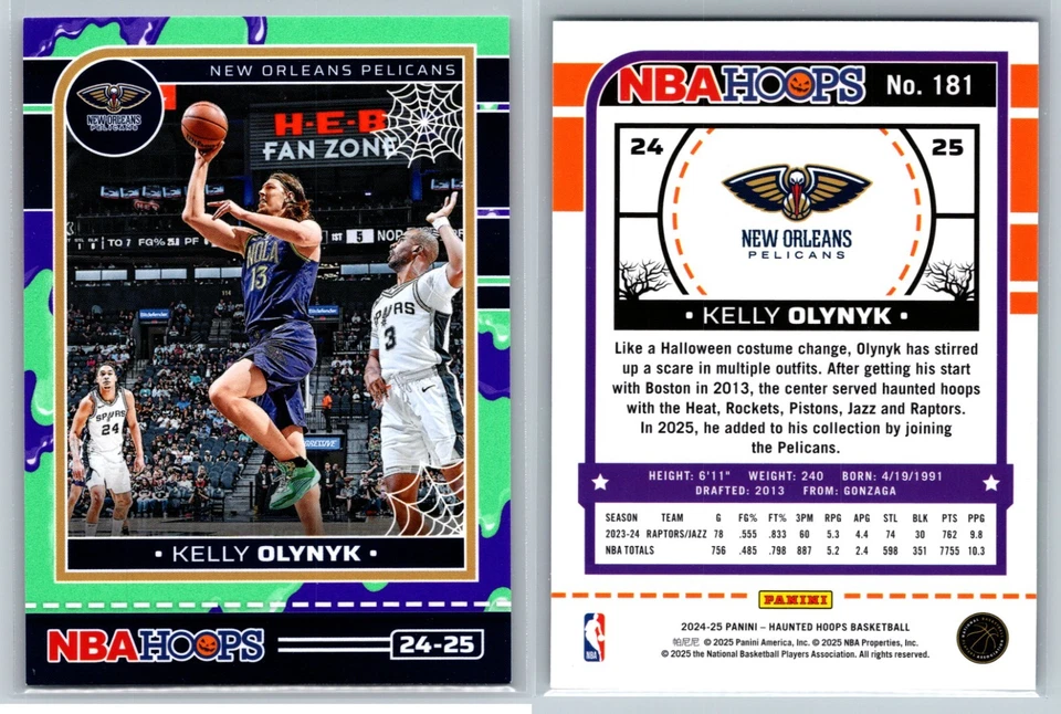 2024-25 Panini NBA Haunted Hoops Basketball SLIME Parallels #1-300 You Pick! - Image 1 of 1