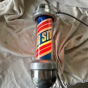 William Marvy "Hair Stylist" Barber Pole, Model 410, Works! - Picture 1 of 10