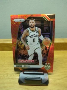 2024-25 Monopoly Prism Orange /1499 Damian Lillard - Picture 1 of 2