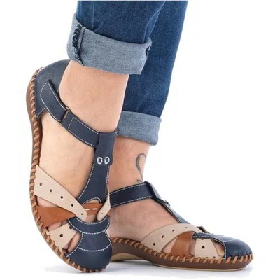 Rieker Womens M1655 Ladies Blue Breathable Mary Jane Shoes Sandals Size UK 5-8 - Image 1 of 4