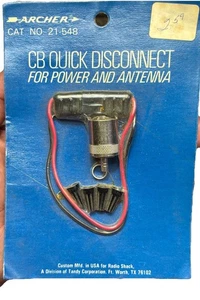 NOS Vintage Radio Shack Archer CB Quick-Disconnect Power & Antenna 21-548 USA - Picture 1 of 6