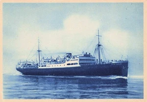 Piero Foscari Merchant Ship Vintage Postcard - Picture 1 of 2