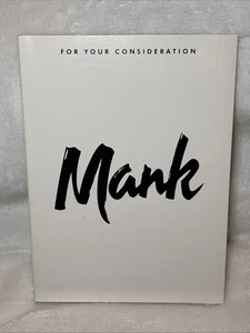 MANK 2020 Netflix FYC Screener BLU-RAY (NOT DVD) David Fincher Extremely Rare - Picture 1 of 4