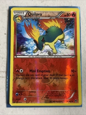 Quilava 19/162 Reverse Holo Breakthrough Pokemon TCG Card - Image 1 of 2